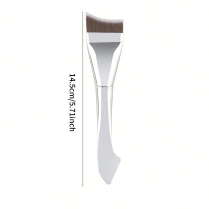 Upgraded Crescent Design Foundation Makeup Brush Ultra-thin Smooth Application Liquid Mask Spatula Makeup Brushes Beauty Tools