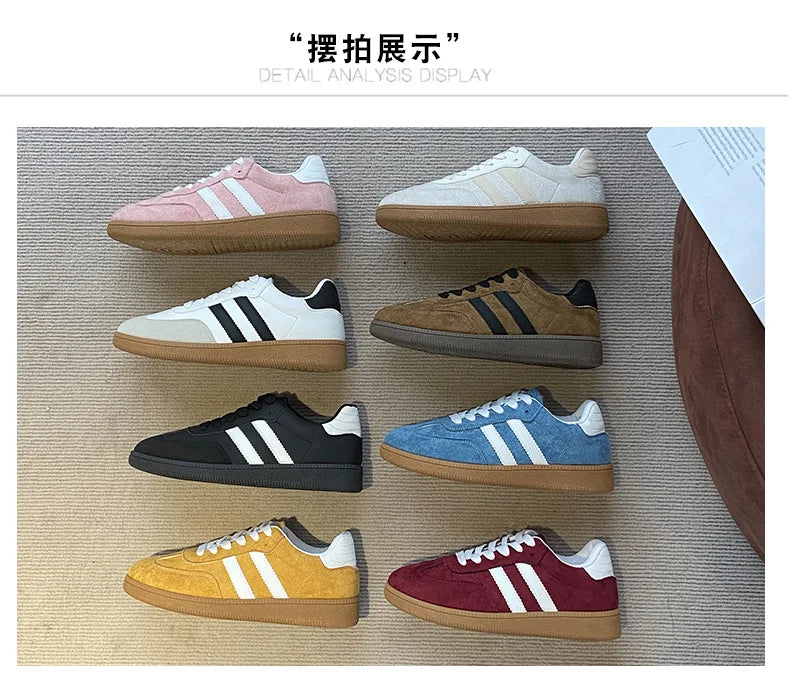 Autumn Women Casual Sports Shoes 2025 Comfortable Non Slip Outdoor Casual Shoes Soft Sole Retro Female Sneakers Zapatos Mujer