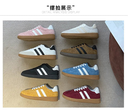 Autumn Women Casual Sports Shoes 2025 Comfortable Non Slip Outdoor Casual Shoes Soft Sole Retro Female Sneakers Zapatos Mujer