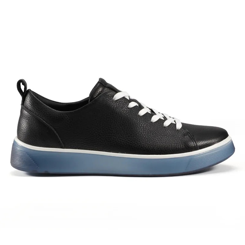 Men Casual Leather Shoes, Business Genuine Leather Shoes Men Thick-soled Sports White Versatile Board Shoes