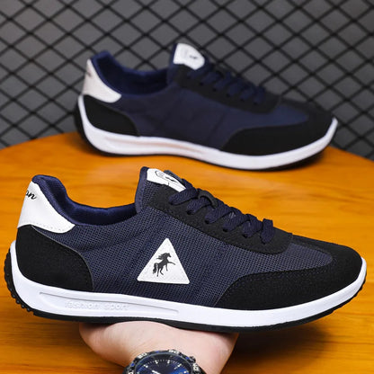 New 2026 Men's Casual Comfortable Breathable Sports Shoes Lightweight Anti-slip Wear-resistant Canvas Low-top round Toe Slip-On