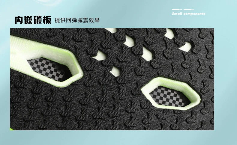 2026 Running Shoes Carbon Board Marathon Men Sports Breathable Lightweight Women's Comfortable Athletic Nonskid Casual Sneakers