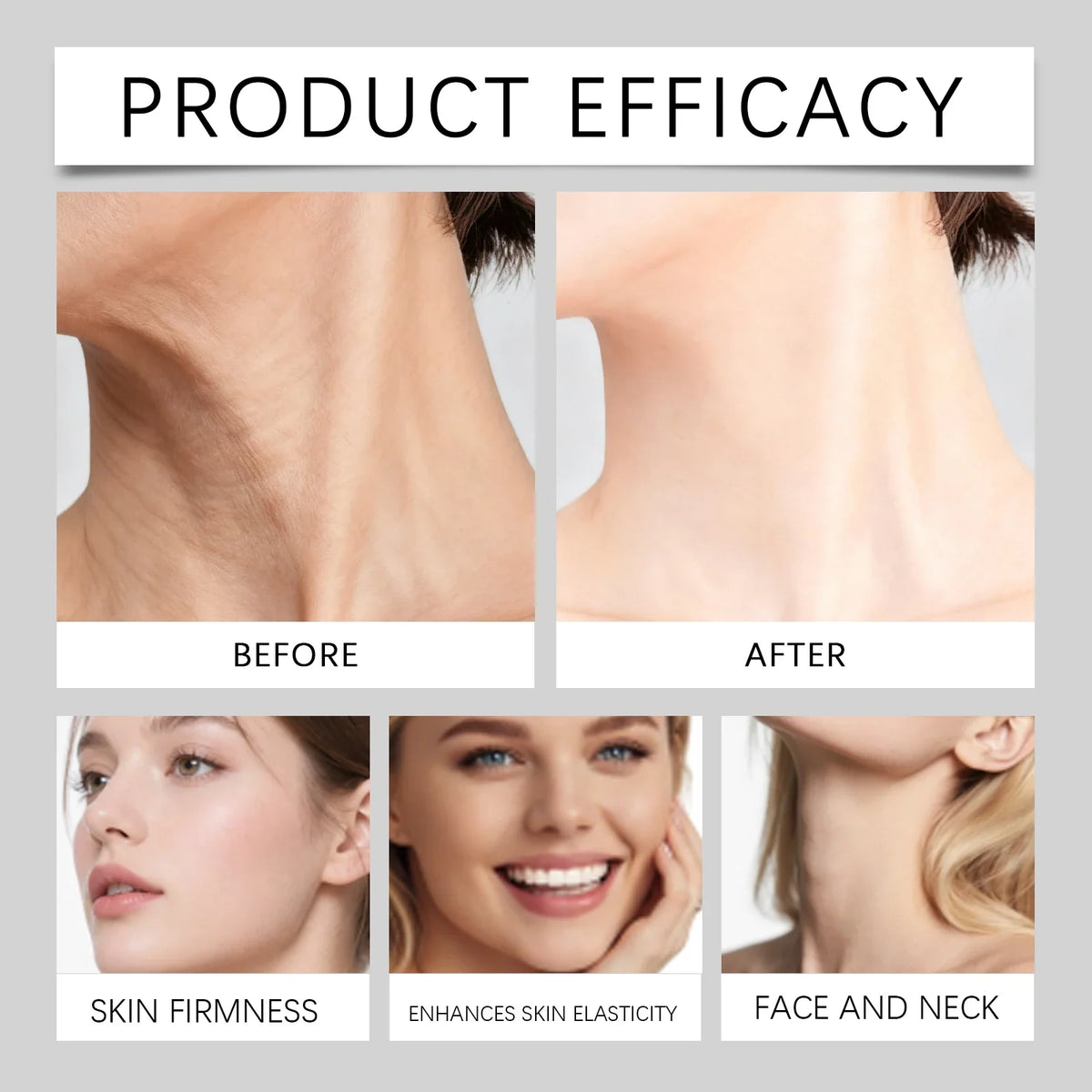 Viareline 3D Lifting Cream, Face & Neck Firming Moisturizer, Improve Skin Elasticity Anti-Aging Daily Facial Cream 50g