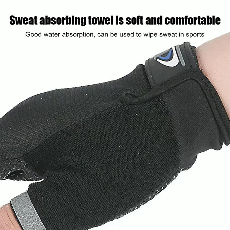 Summer Men Fishing Gloves Women Two Finger Cut Male Touchscreen Angling Anti-Slip Sun-Proof Breathable Cycling Fitness Gloves