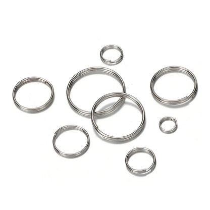 50pcs Key Ring Connector for DIY Keychain Making Findings