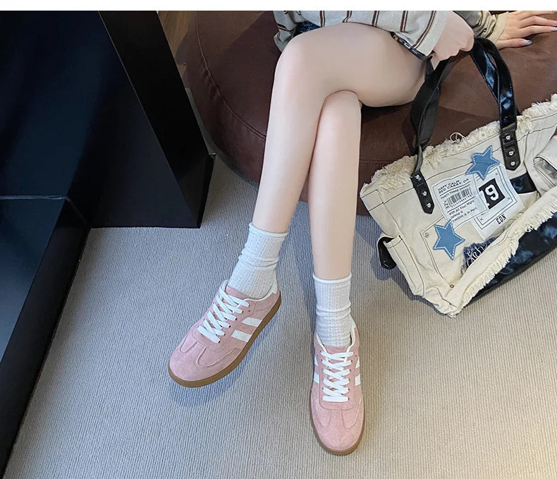 Autumn Women Casual Sports Shoes 2025 Comfortable Non Slip Outdoor Casual Shoes Soft Sole Retro Female Sneakers Zapatos Mujer