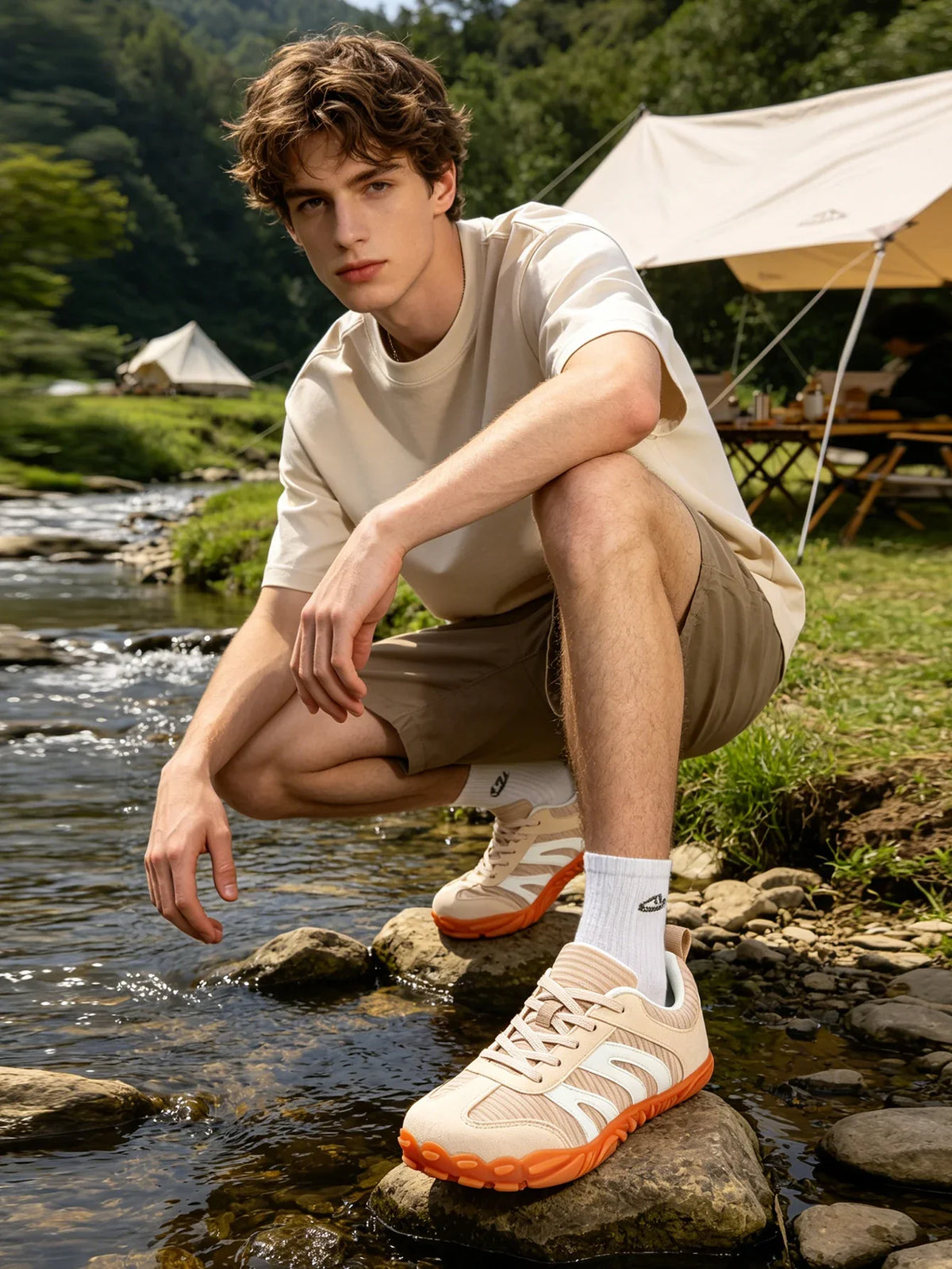 2026 New Men's Wide Shoes, Women's Outdoor Lightweight Running Sports Shoes,Scattered Soft Loose Minimalist Fashion Casual Shoes