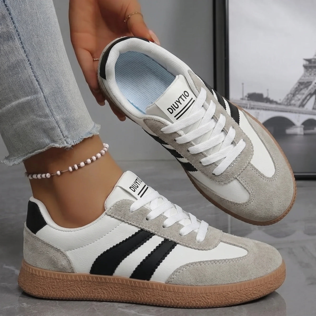 2026 New Couple Shoes, Large Size 35-43 Men's Shoes, Thick-Soled Casual Shoes, Trendy Versatile Sneakers, Comfortable Women's Shoes, Running Men's Shoes, Classic German Training Shoes