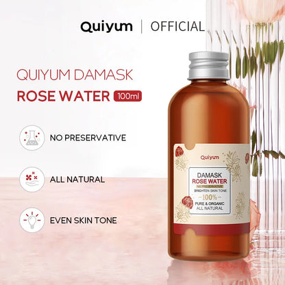 Face Care Rose Water Nourishing Skin Improve Dullness Anti Aging Facial Toner Damask Korean Skincare Products 100ml