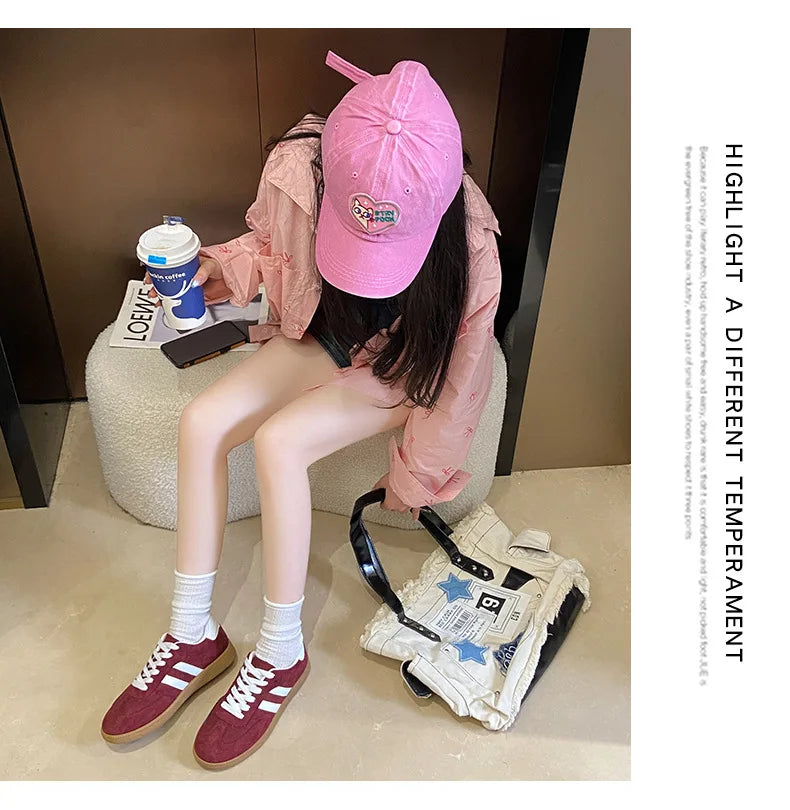 Autumn Women Casual Sports Shoes 2025 Comfortable Non Slip Outdoor Casual Shoes Soft Sole Retro Female Sneakers Zapatos Mujer