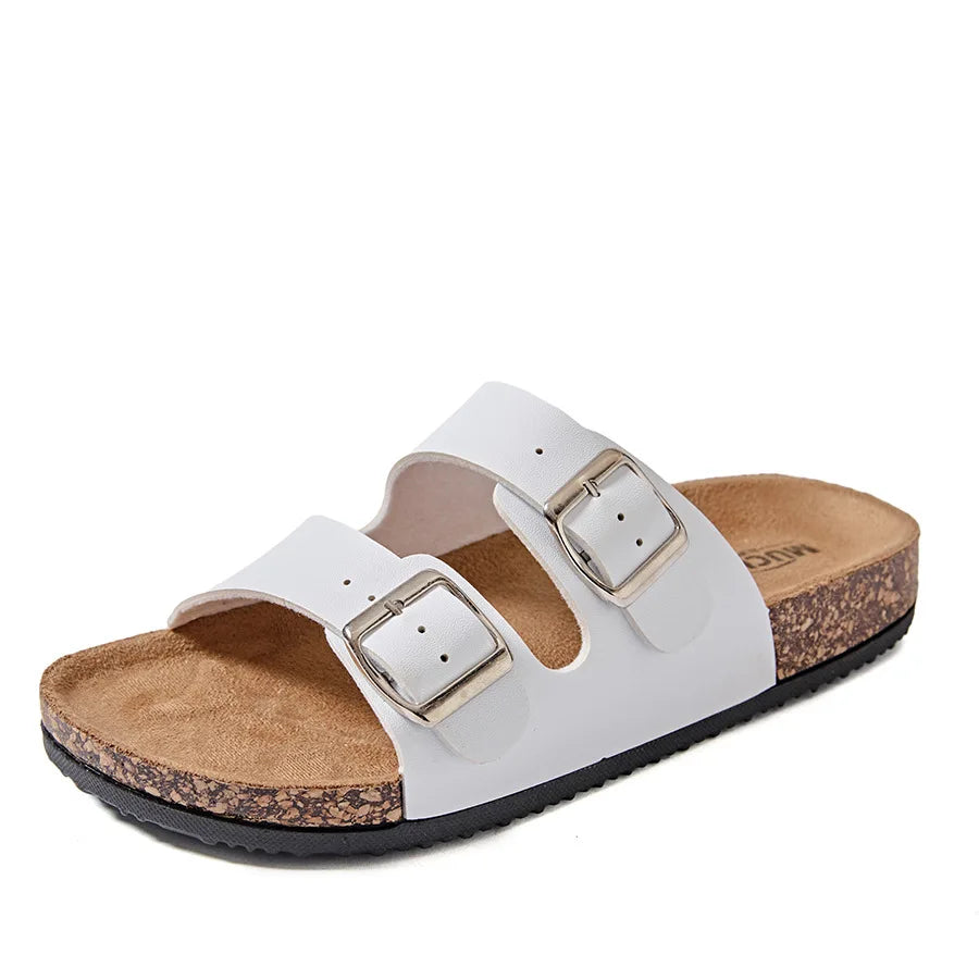 Cork slippers men's summer outerwear new style thick soled wear-resistant Boken shoes fashionable beach sandals 2026