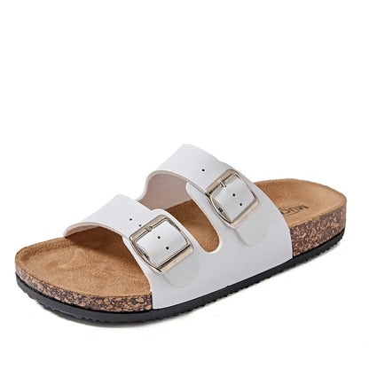 Cork slippers men's summer outerwear new style thick soled wear-resistant Boken shoes fashionable beach sandals 2026