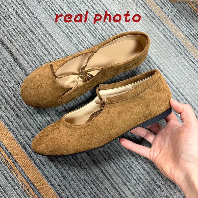 Fashion Butterfly-Knot  Women Flats With Shoes Casual Female Soft Footwear Round Toe Ladies Flats Slip On Shoes