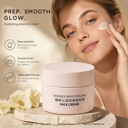 Apply the cream before makeup, moisturizing foundation cream - lasting moisturizing, creating a natural foundation