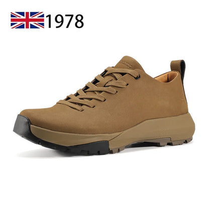 Men Sports Running Shoes Outdoor Walking Soft Casual Sneakers Fashion Designer Genuine Leather Sneaker Waterproof Shoes Men