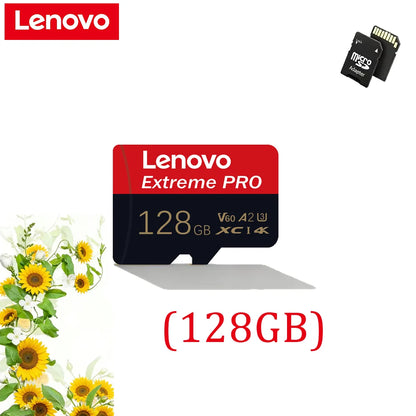 Lenovo 512GB Game-Exclusive Micro TF SD Card A2 V60 High Speed 4K Ultra-HD Video Flash Card 64GB Memory Card for Phone Camera PC