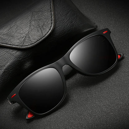 1-2-3PCS Fashion Vintage Square Unisex Driving Fishing Sunglasses Men Women Luxury Brand Designer Sun Glasses Anti-Glare Eyewear