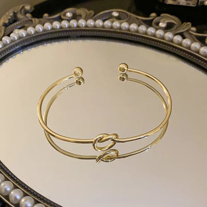 Stainless Steel Bracelets Vintage Men's Fashion Woven Twist Texture Bangles for Women Jewelry Statement Streetwear Goth Gifts