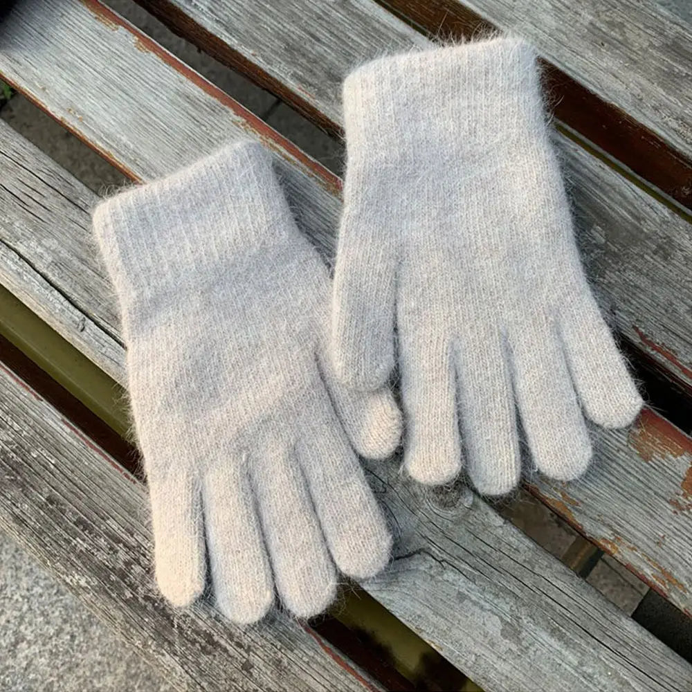 Fashion Elastic Outdoor Warm Thick Winter Gloves Mittens Full Finger Gloves