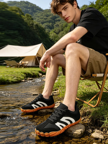 2026 New Men's Wide Shoes, Women's Outdoor Lightweight Running Sports Shoes,Scattered Soft Loose Minimalist Fashion Casual Shoes