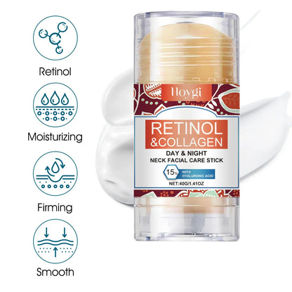 Retinol & Collagen Neck Cream - 40g | Firming, Moisturizing & Lifting | Hyaluronic Acid for All Skin Types