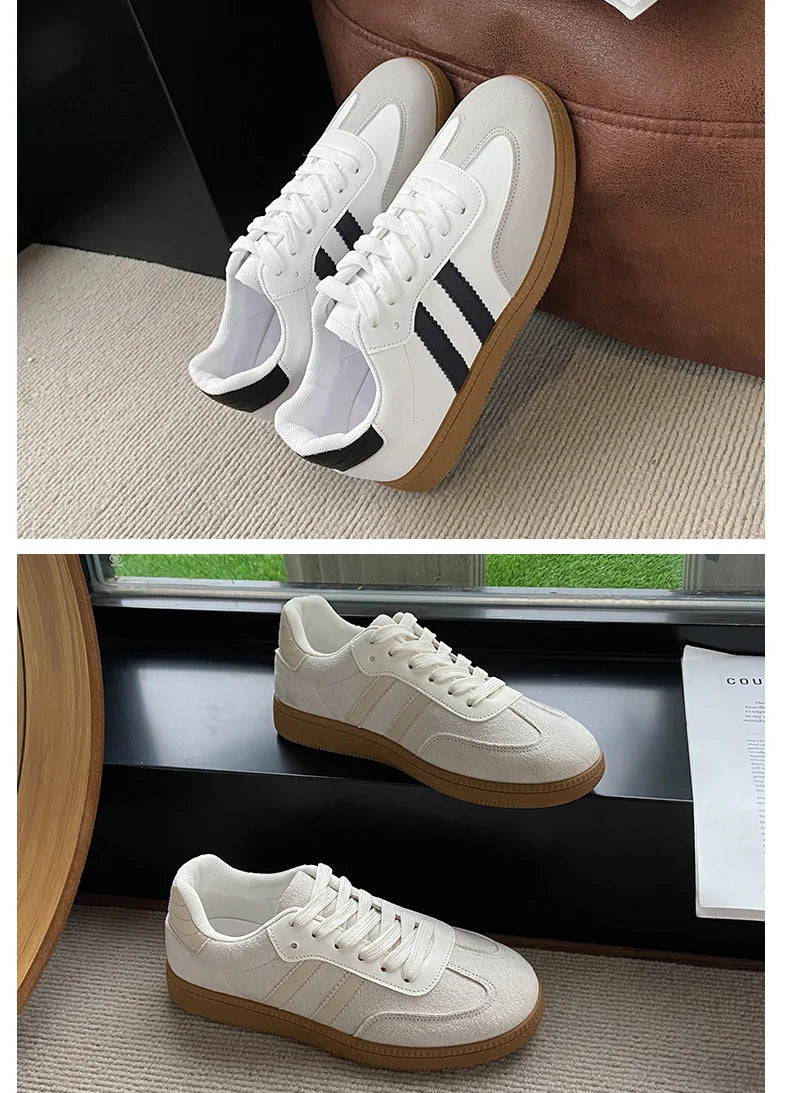 Autumn Women Casual Sports Shoes 2025 Comfortable Non Slip Outdoor Casual Shoes Soft Sole Retro Female Sneakers Zapatos Mujer