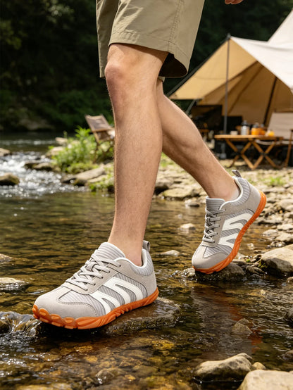 2026 New Men's Wide Shoes, Women's Outdoor Lightweight Running Sports Shoes,Scattered Soft Loose Minimalist Fashion Casual Shoes