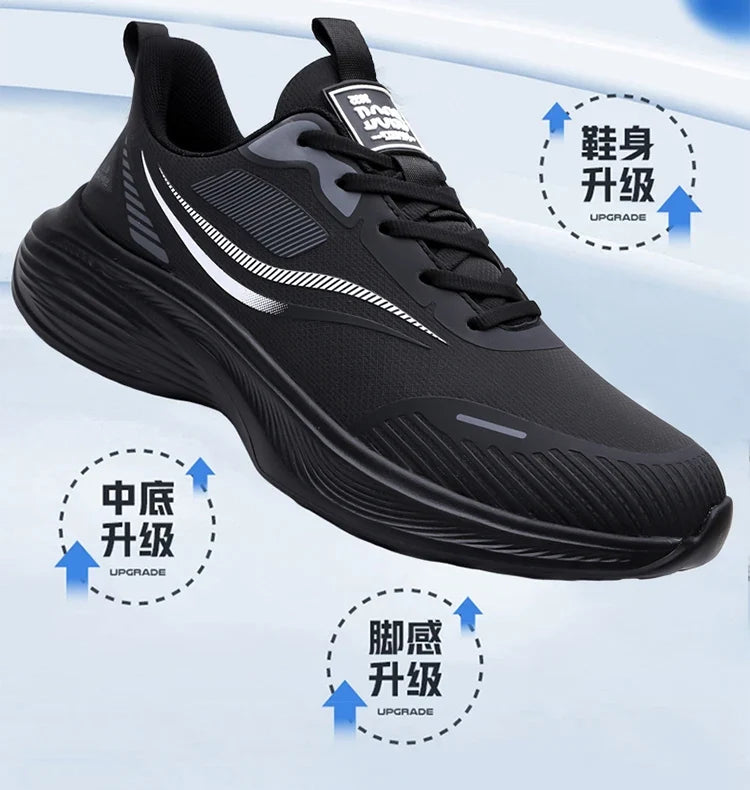 Men's Fashion Sneakers Breathable Comfortable Lightweight Walking Shoes Casual Sports Running Tennis Gym Training Shoes for Men
