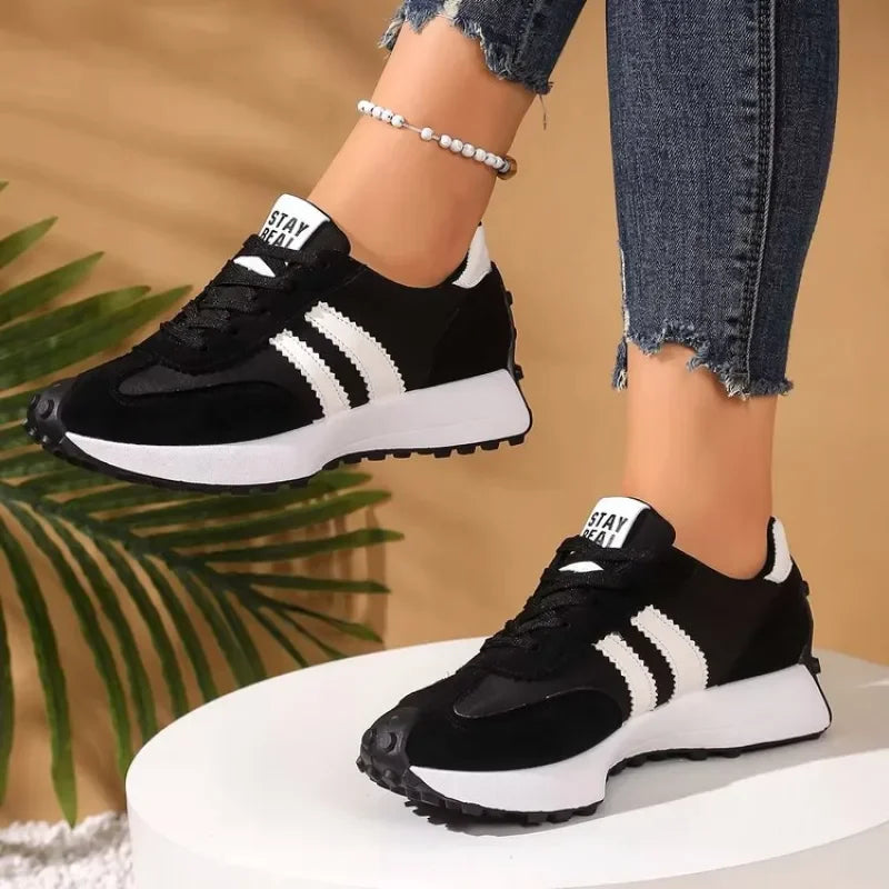 Women's Retro Sneakers Casual Running Shoes Fashion  Walking Shoes Lightweight Athletic Tennis Shoes for Ladies