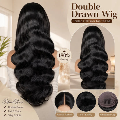 Body Wave Human Hair Wigs 30 40 Inch Body Wave Lace Front Wig PrePlucked With Baby Hair 13x4 13x6 Hd Lace Frontal Wigs For Women