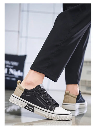 2026 New Summer Men's Breathable Versatile Skateboarding Shoes Men's Soft Bottom Casual Sports Trend Fashion Canvas Shoes 48size
