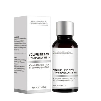 Volufiline 92% + Pal-Isoleucine 1% Plumping Serum with Niacinamide Plumping Anhydrous Skin Radiance Boosting Facial Serum 30ml