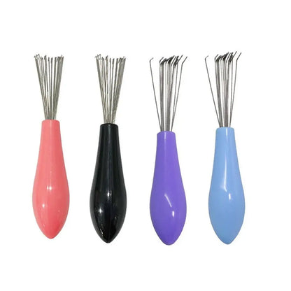 1PC Comb Hair Brush Cleaner Plastic Handle Cleaning Brush Remover Embedded Beauty Tools Cleaning Products Cleaning Supplies