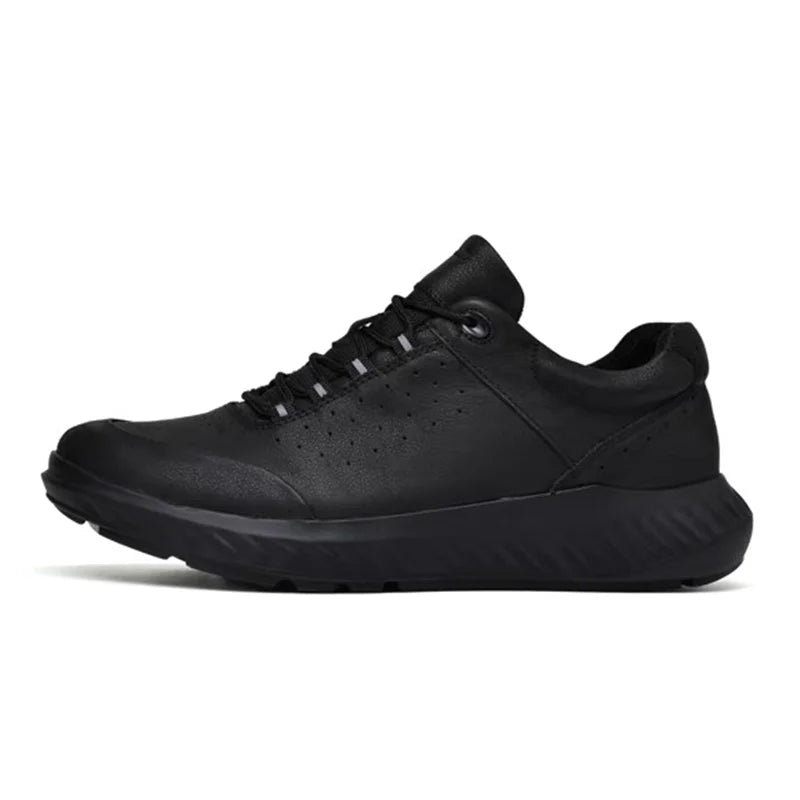 Men Shoes Autumn Winter Sports Casual Genuine Leather Soft Soled Outdoor Hiking Shoes Lightweight Breathable Non Slip Shoes Men