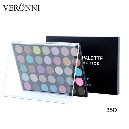 35 Color Eyeshadow Tray Daily Makeup Matte Lasting Nightclub Eyeshadow Pearl Fine Shimmer Waterproof Is Not Easy To Faint