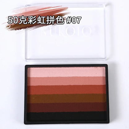 50g Facial and Body Paint Palette,Non-Toxic Rainbow Water-Soluble Body Paint for Rainbow Festival,Cosplay,Party,Art,Stage Makeup