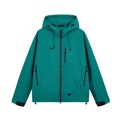 Autumn Sports Jacket Waterproof Windproof Jacket Men Women Outdoor Sports Hiking Running Mountaineering Hooded Casual Sport Coat