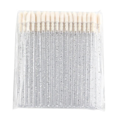 Lanjinglin 5/50 Pcs Lip Brush Reusable Makeup Brushes Lipstick Applicator Wands Eyelashes Extension Tool Beauty Accessories