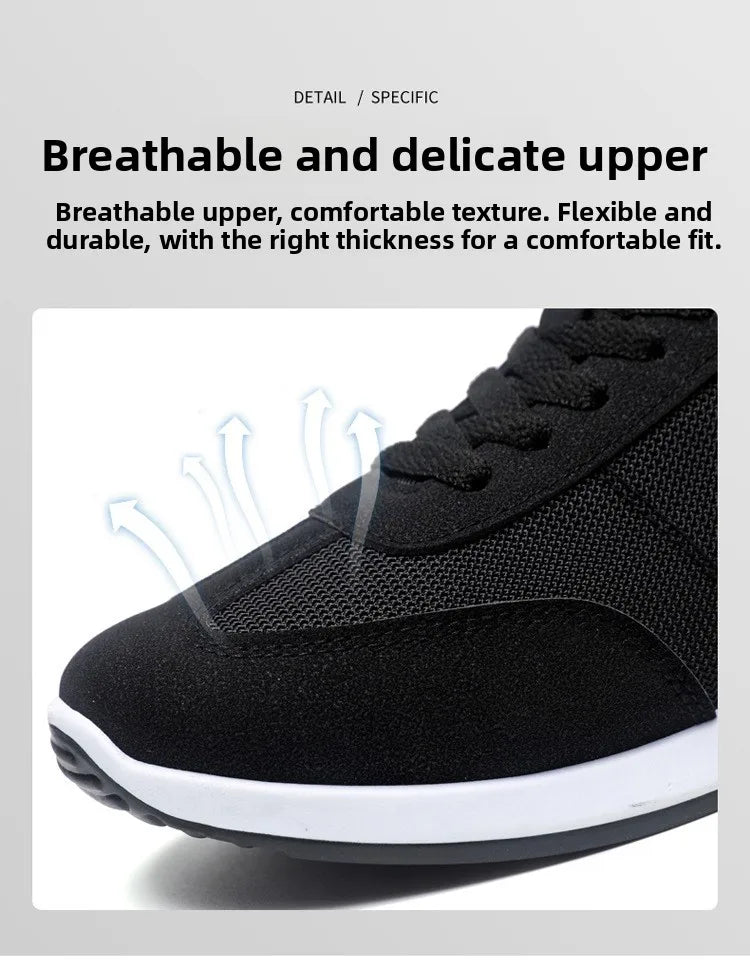 New 2026 Men's Casual Comfortable Breathable Sports Shoes Lightweight Anti-slip Wear-resistant Canvas Low-top round Toe Slip-On