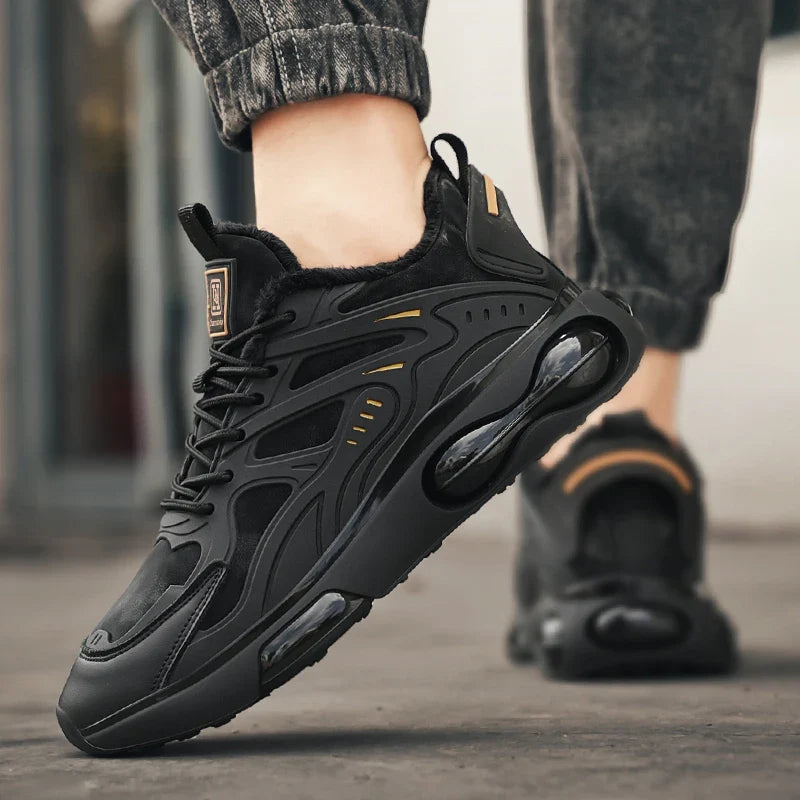 Couples casual sports shoes autumn winter warm plush cotton shoes Men Women fashion outdoor soft sole light racing running shoes