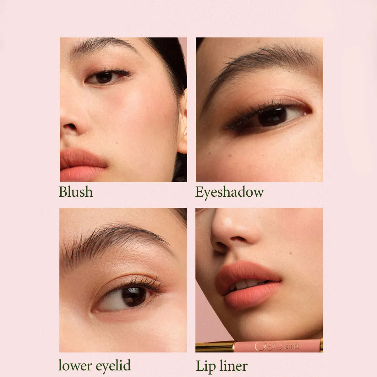 OUT OF OFFICE LUMEGLOW DUO PENCIL,Cheek&Multi-Use,Creamy Blendable,Buildable Color,Twist-Up Design,Luxury Makeup,Smooth Texture