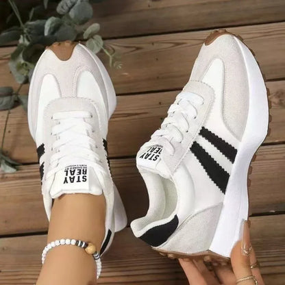 Women's Retro Sneakers Casual Running Shoes Fashion  Walking Shoes Lightweight Athletic Tennis Shoes for Ladies