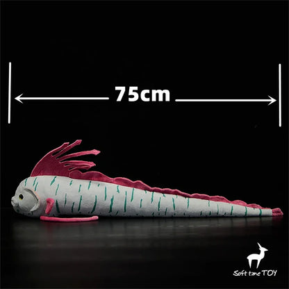 Oarfish High Fidelity Anime Cute Plushie Sea Serpent Plush Toys Lifelike Animals Simulation Stuffed Doll Kawai Toy Gifts For Kid
