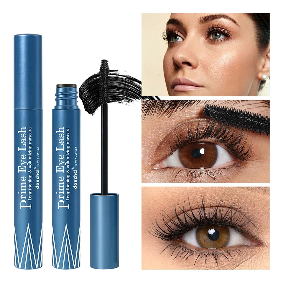 Lengthening & Volumizing Mascara Water-Resistant Long-Lasting Nourishing Strengthen Mascara Glossy Natural Finish Eye Makeup