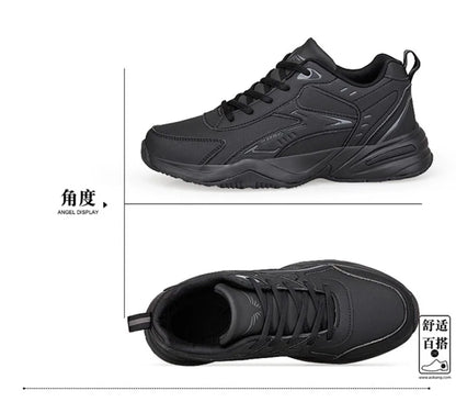Autumn New Men Microfber Running Shoes Luxury Brand Men Shoes School Student Air-cushion Sneakers Fashion Man Casual Shoes 35-48