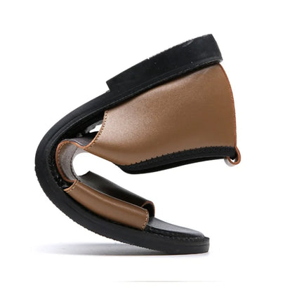 Brand Man Sandals Designer Fashion Leather Casual for Men Summer Comfortable Beach Slippers Outdoor Non-slip Men Sandalias 2026