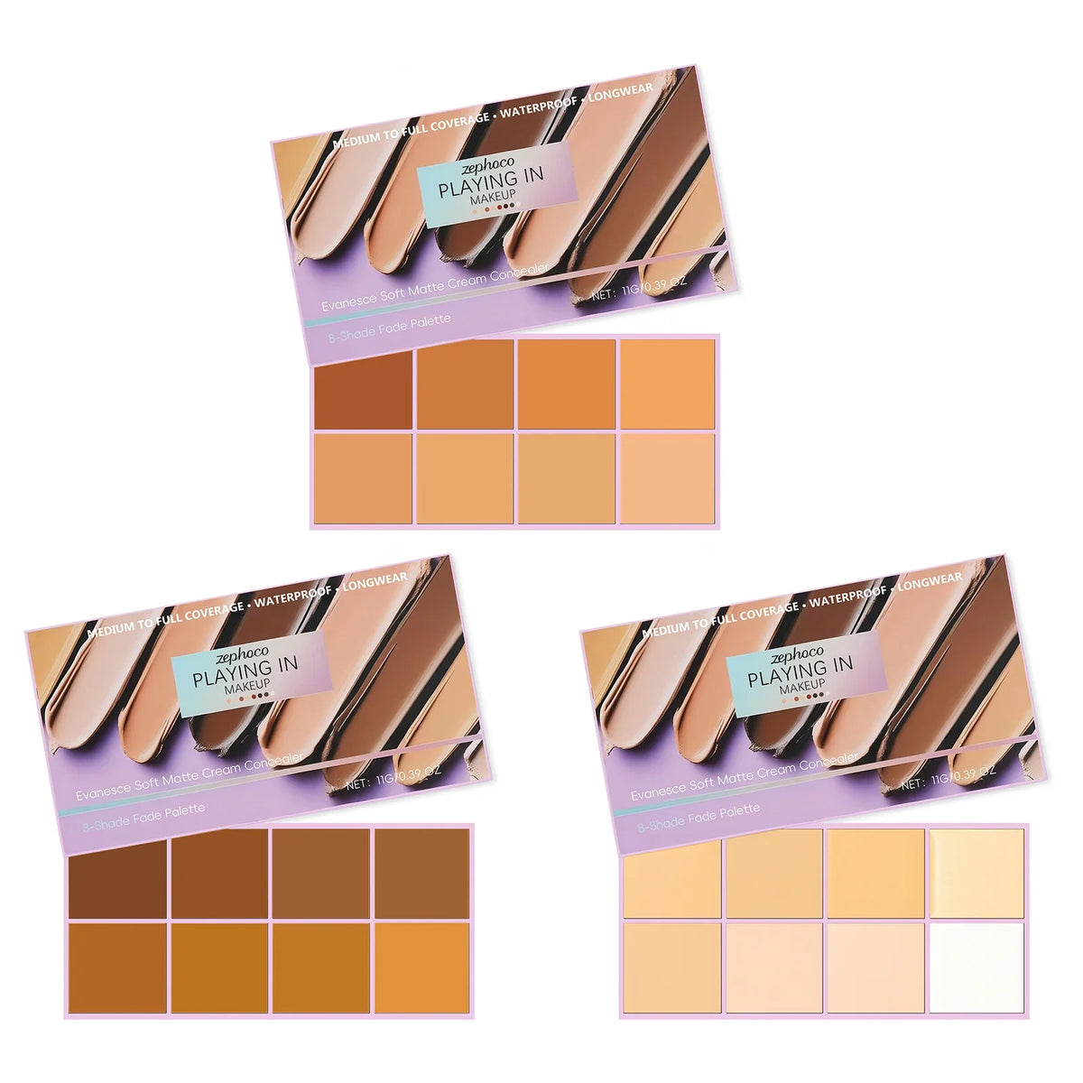 Soft Matte Cream Concealer High Coverage Cover Facial Spots, Acne Scars, Freckles and Tear Troughs Long Lasting Makeup Cosmetics