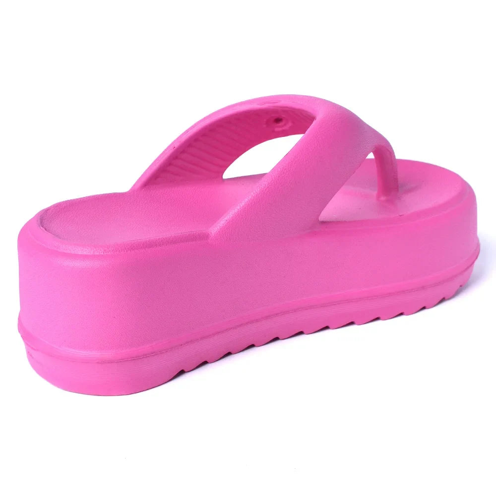 Comwarm New Thick Flip-flops Women Fashion Platform Sandals Outdoor Women Beach Slipper Home Comfort Women's Summer Sandals 2024