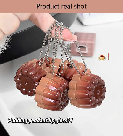 Jelly Solid Water Mirror Lip Gloss Shine Plumping Lip Balm Light Red Brown Natural Lasting Moisturizing Lip Tint Lipstick Makeup
