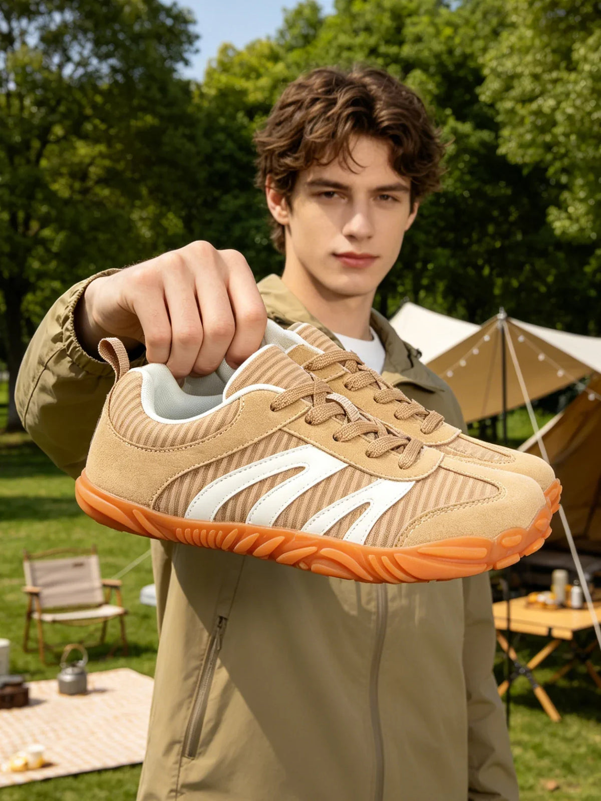 2026 New Men's Wide Shoes, Women's Outdoor Lightweight Running Sports Shoes,Scattered Soft Loose Minimalist Fashion Casual Shoes